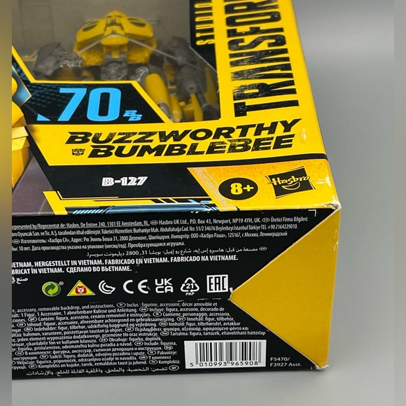 BUMBLEBEE B-127 BB-70 Transformers BUZZWORTHY Deluxe Class Bumblebee NEW SEALED - Picture 4 of 6